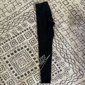 Nike cotton leggings with logo